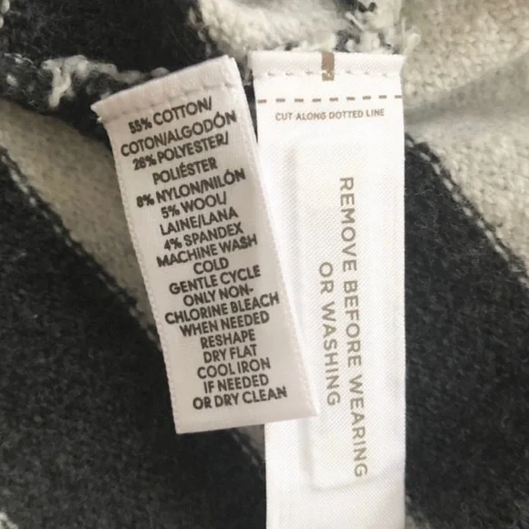 LOFT | Striped Foldover Off Shoulder Sweater *NWT* - Picture 10 of 13